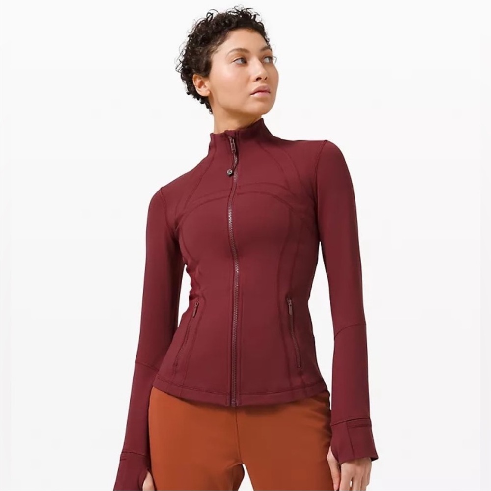Lululemon Define Jacket Size 8 Merlot